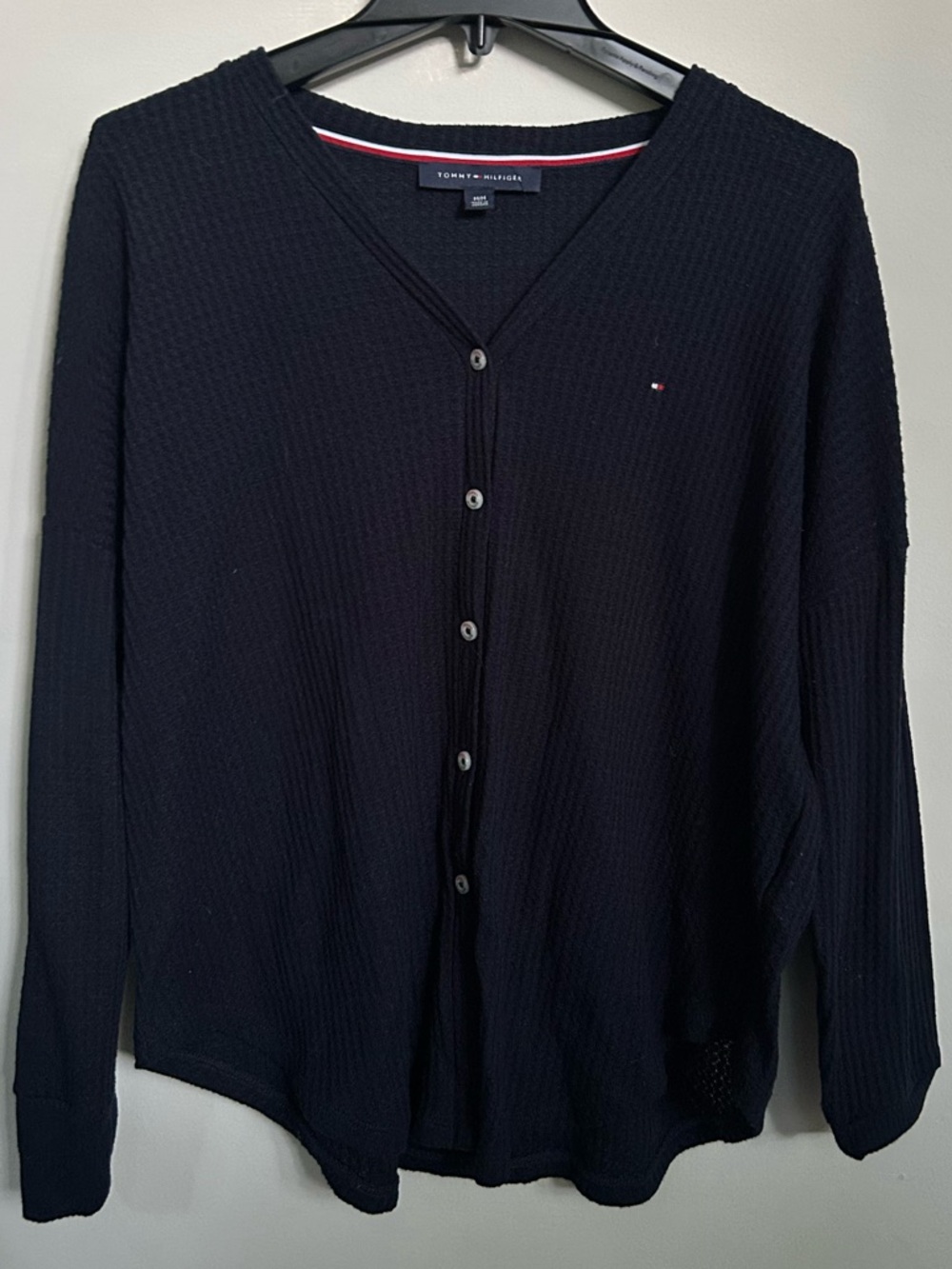 Tommy Hilfiger Navy Sweater, Size Medium